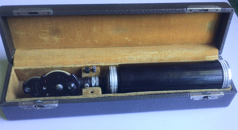 Vintage National Bakelite Ophthalmoscope medical instrument